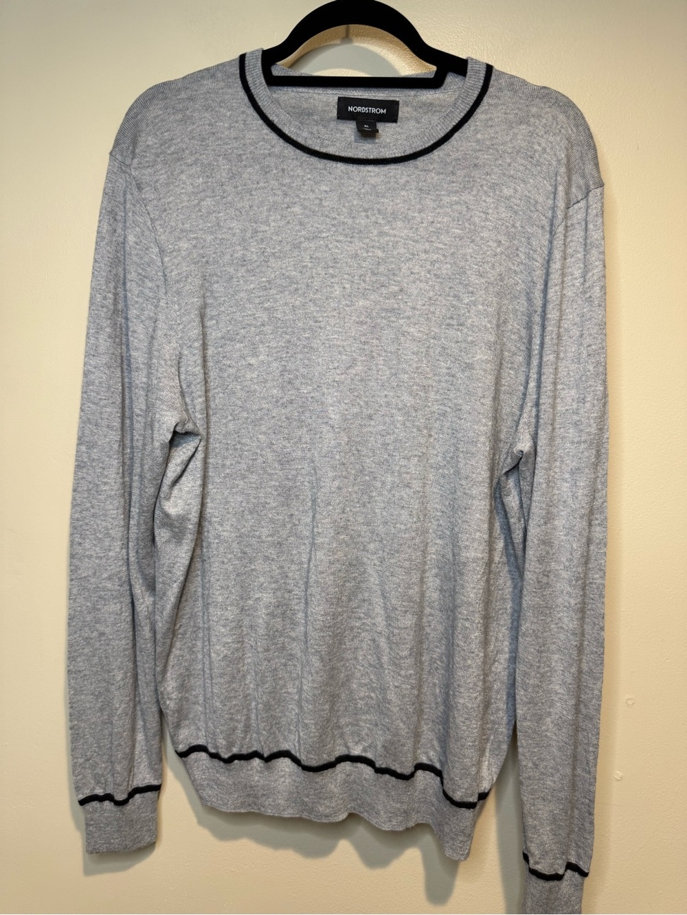 Nordstrom Mens Silk Cashmere Pullover Sweater Shirt Top size XL
